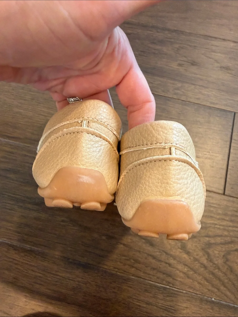 Kids Slip-On Loafers in Beige Size 30 (12) - C39-335